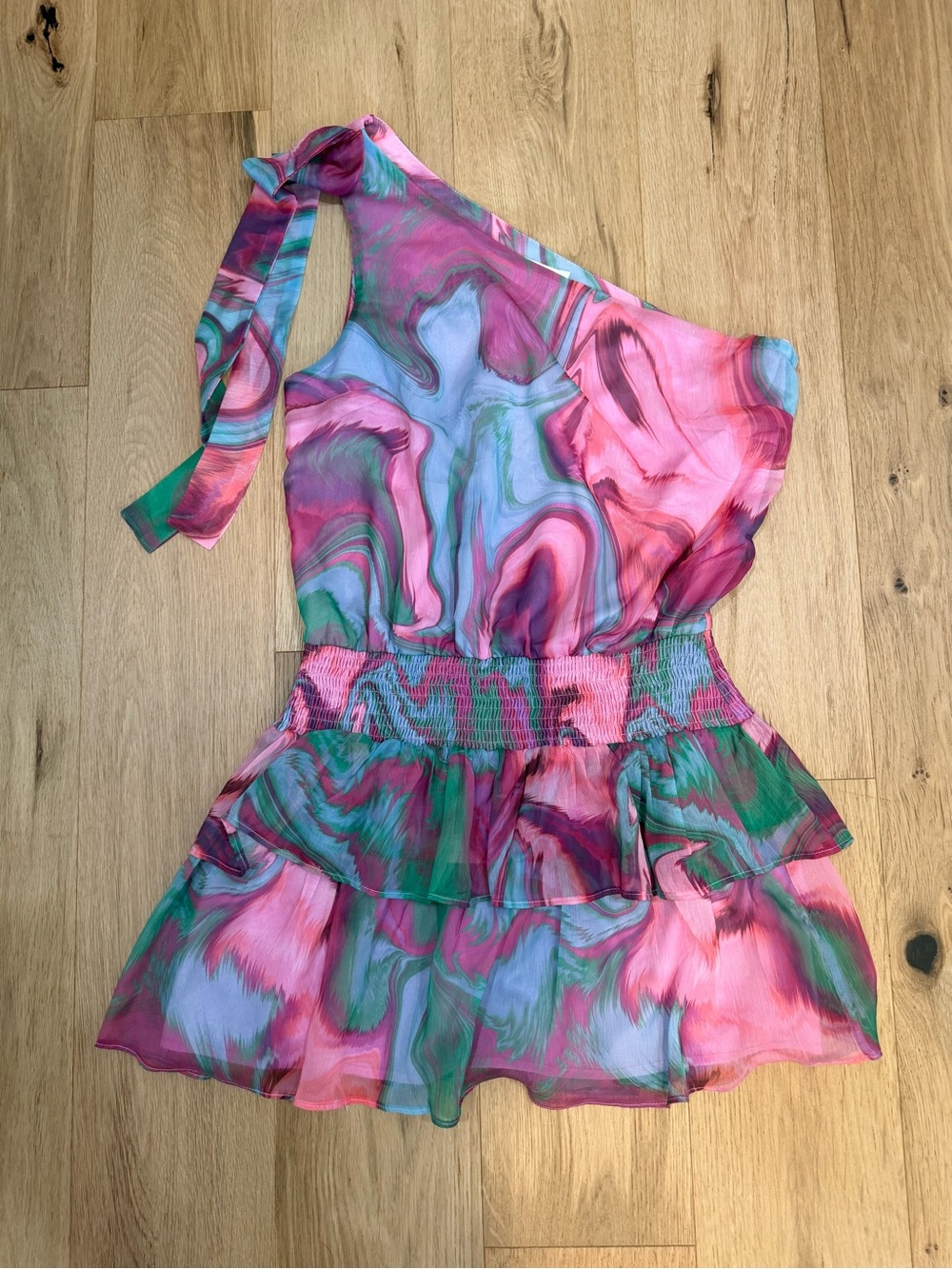 Amanda Uprichard Pink Floral Print Sleeveless Top
